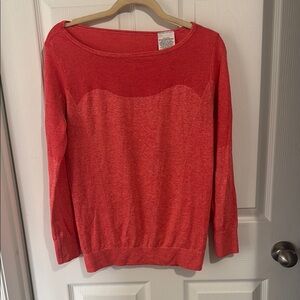 Nike Women's Bright Red Crew Neck Sweater